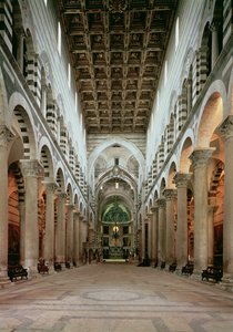View of the Nave by Italian School