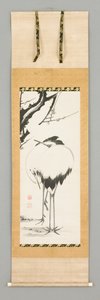 Two Cranes Standing