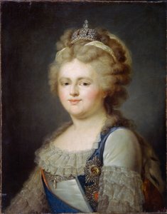 Portrait of Empress Maria Feodorovna by Ivan Afanasievich Pustynin
