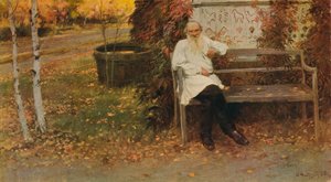 Count Leo N. Tolstoi by Ivan Alekseyevich Vladimiroff