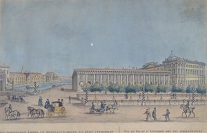 The Anichkov Palace in Saint Petersburg by Ivan Alexeyevich Ivanov