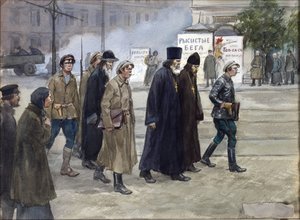 The priests conveyed to judgment