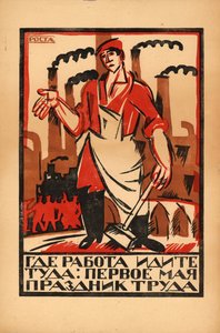May 1st - Labor Day by Ivan Andreevich Malyutin