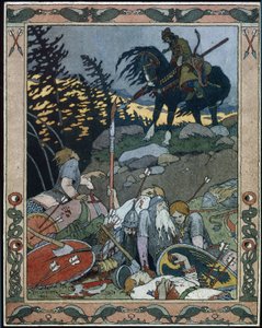 Illustration for the Fairy Tale Marya Morevna