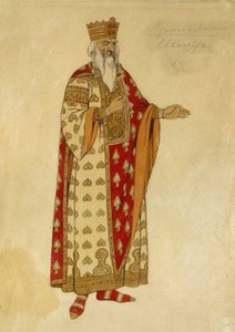 Costume Design for the Opera Ruslan and Ludmila by Mikhail Glinka by Ivan Yakovlevich Bilibin