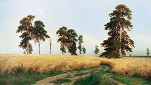 Rye Field by Ivan Ivanovich Shishkin