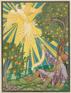 Ivan Tsarevich and the Firebird by Ivan Yakovlevich Bilibin