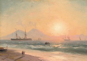Watching Ships at Sunset