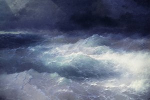 Among the Waves by Ivan Konstantinovich Alvazosky