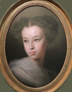 Portrait of Natalia Alexandrovna Pushkina, Countess of Merenberg 1836-1913, Daughter of Poet, 1849
