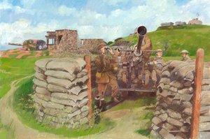 Bofors gun, Pendennis Castle, c1943