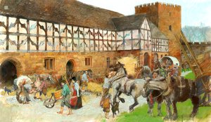 Kenilworth Castle Stables, c. 1990-2010 by Ivan Lapper