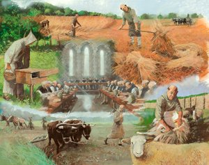Monks at Work, c13th century, c1990-2010