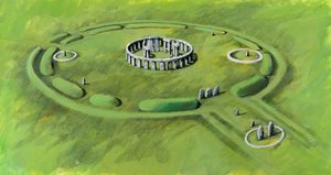 Stonehenge: Construction of Sarsen Circle and Processional Avenue at Zenith of the Third Phase