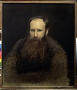 Portrait of the artist V. Vereshchagin by Ivan Nikolaevich Kramskoy