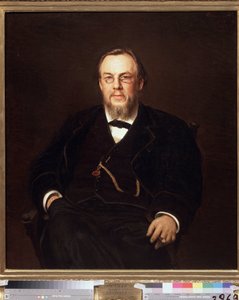 Portrait of the Collector Dr Sergei Botkin by Ivan Nikolaevich Kramskoy