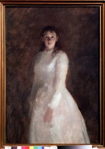 Portrait of a Young Lady by Ivan Nikolaevich Kramskoy