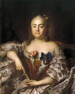 Portrait of Countess Varvara Alexeyevna Sheremetyeva 1711-1767, ca 1760 by Ivan Petrovich Argunov