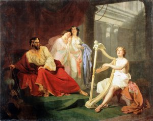 David and King Saul by Ivan Petrovich Keler Viliandi