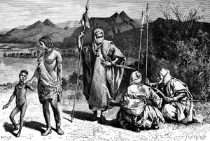 A Group of Tibbus, North Africa by Ivan Pranishnikoff