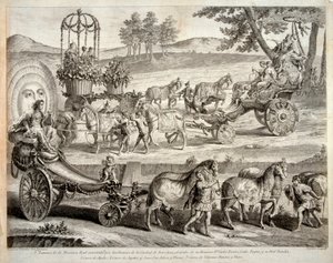 The Chariot of Apollo - Engraving by A J De Fehrt