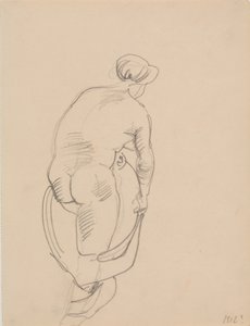 Standing Nude Woman, Seen from the Back