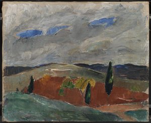 The Road to the Churchyard in Toledo by J.A. Jerichau