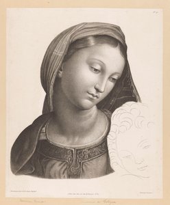 Mary with Child by J.F. Cazenave