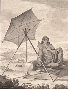 An Arab Woman Selling Bread