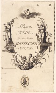 "Pass Map over Kattegat" by J.F. Clemens