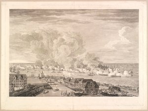 Battle of Copenhagen, April 2, 1801 by J.F. Clemens