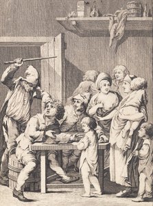 German Jochum Explains the Newspaper to the Women by J.F. Clemens