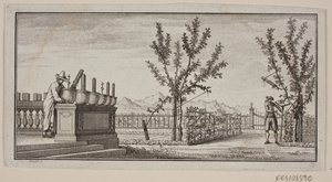 Vignette with Four Winged Genii by J.F. Clemens