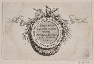 Vignette with Medal by J.F. Clemens