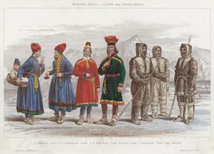 Mongol Race, Lapps and Esquimaux