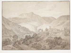 Capuchin Monastery in Spoleto by J.L. Lund