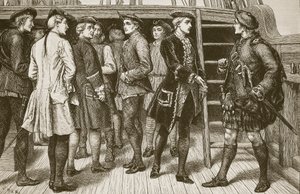 The Young Pretender and the Highland Chiefs on board the 
