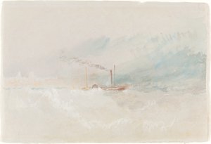 A Packet Boat off Dover, c. 1836 by Joseph Mallord William Turner