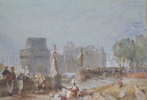 Chateau de Nantes, c1830