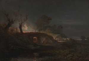 Limekiln at Coalbrookdale, ca. 1797 by Joseph Mallord William Turner