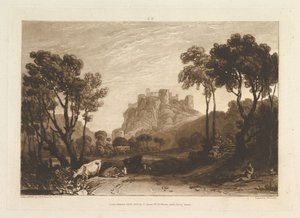 The Castle Above the Meadows by Joseph Mallord William Turner