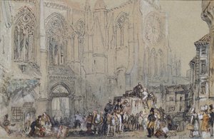 The Church of St Julien, Tours by Joseph Mallord William Turner