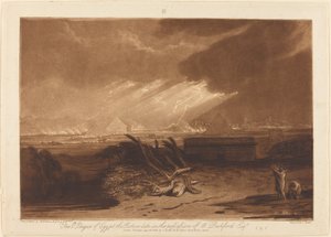 The Fifth Plague of Egypt by Joseph Mallord William Turner