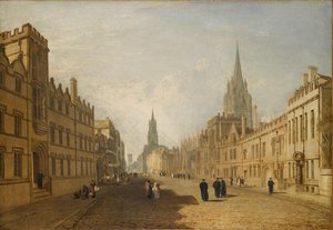 View of the High Street, Oxford by Joseph Mallord William Turner