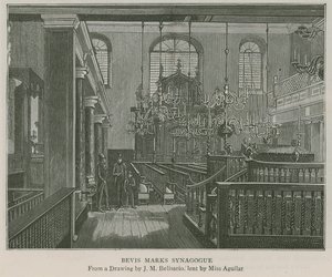 Bevis Marks Synagogue by J.M. Belisario