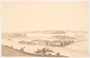 Landscape with Wide View. Glænø by J.P. Møller