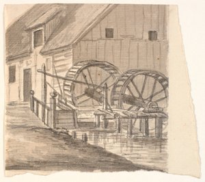 Mill Wheel and Part of a Mill