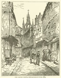 The Castle Garth, Newcastle-on-Tyne by J.R. Brown