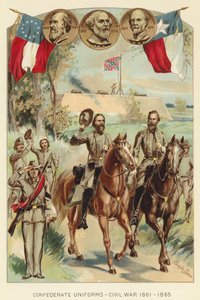 Confederate Uniforms, Civil War 1861-1865 by J. (after) Steeple Davis