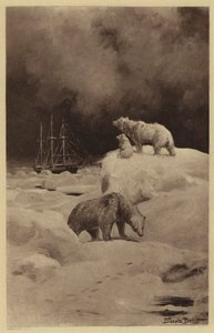 Peary in the Arctic Regions by J. (after) Steeple Davis